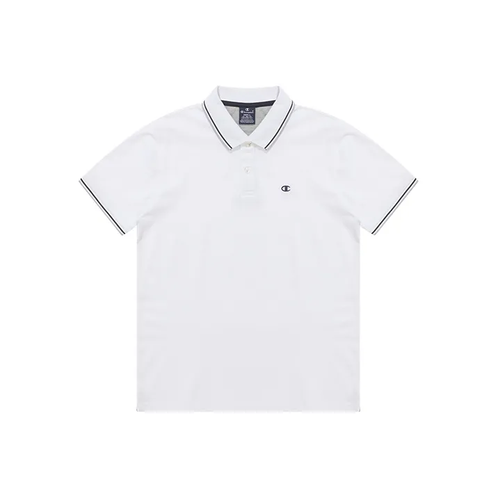 Champion SS22 Letter Solid Color Polo Shirt Summer Unisex-6