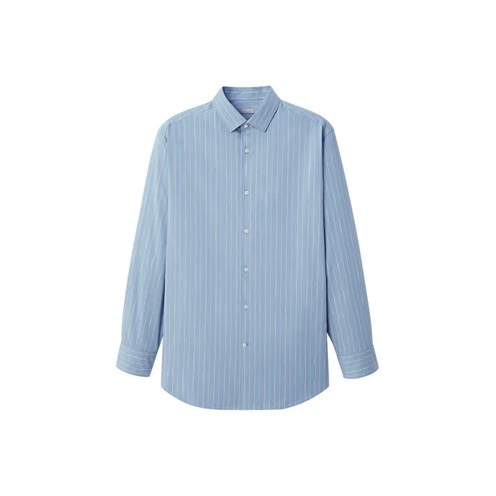 GOLDLION Shirt Men's Blue Stripes-0
