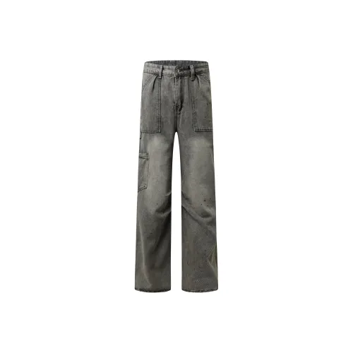 COMXZ Jeans Unisex Gray