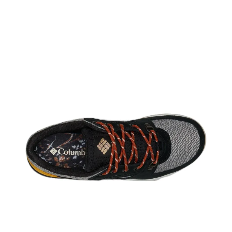 Columbia Wildone Anti Slip Wear Resistant Low Top Hiking Shoes Women's Black Yellow-2