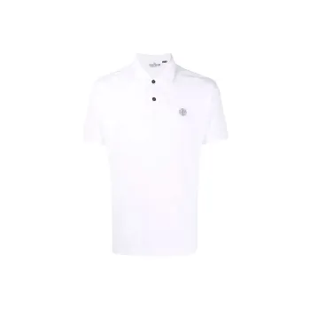 STONE ISLAND Polo Shirts Men White