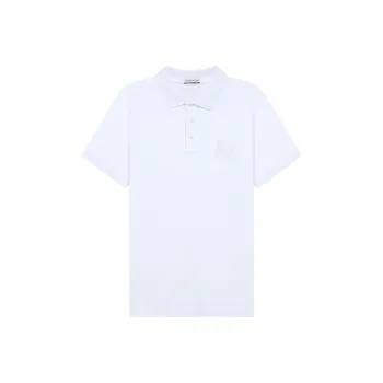 Moncler Polo Shirts Men White