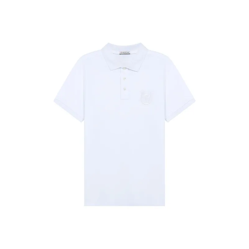 Moncler Polo Shirts Men White-0