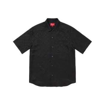 Supreme Tonal Monogram Silk S/S Shirt