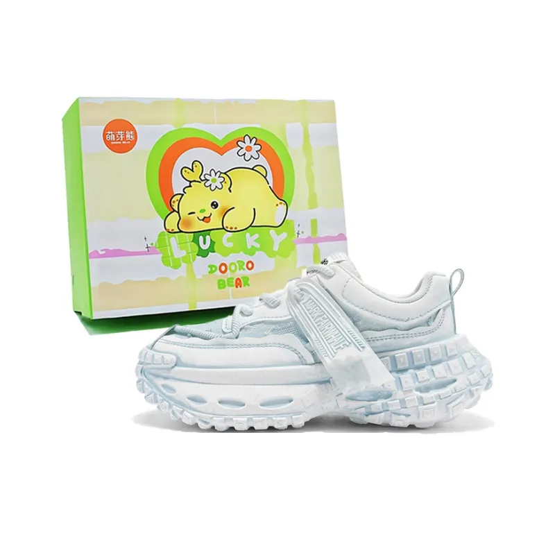 Budding Bear Anti Slip And Wear Resistant Height Increasing Low Top Chunky Sneakers Men's-15
