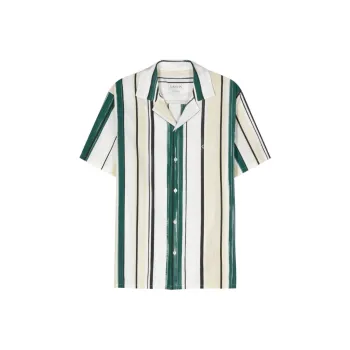 Lanvin Printed Bowling Shirt