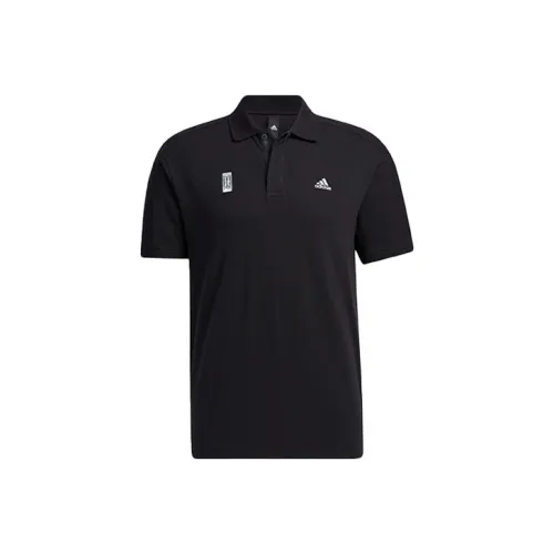 Adidas Polo Shirts Men Black