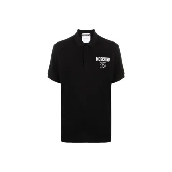 MOSCHINO Polo Shirts Men Black