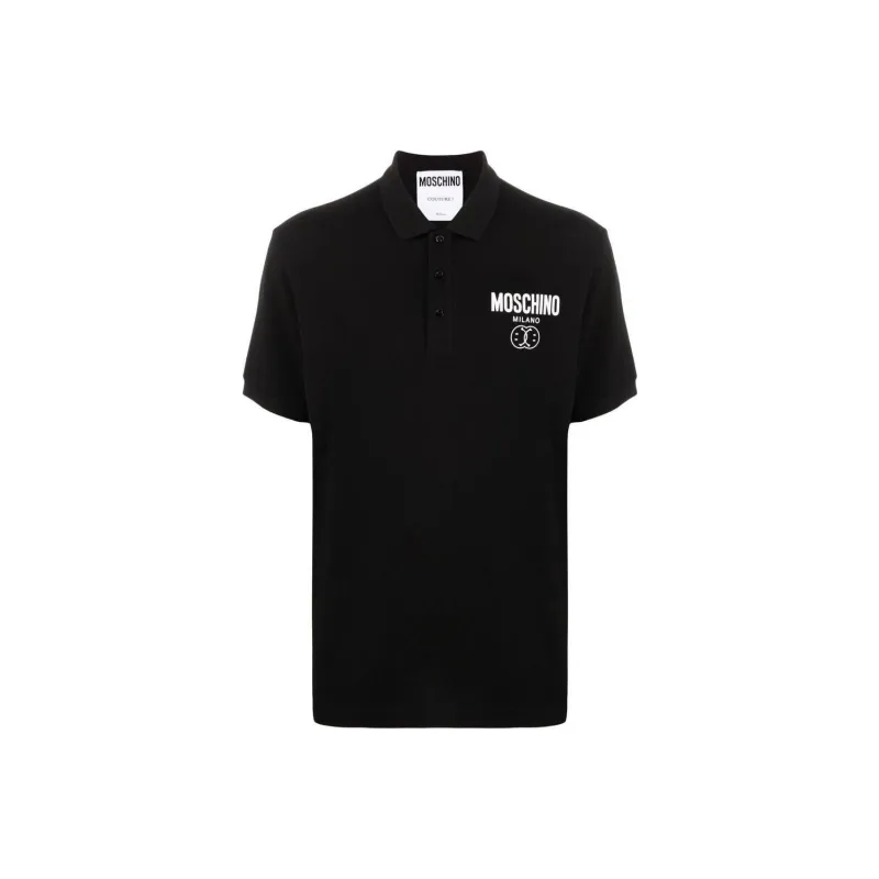 MOSCHINO Polo Shirts Men Black-0
