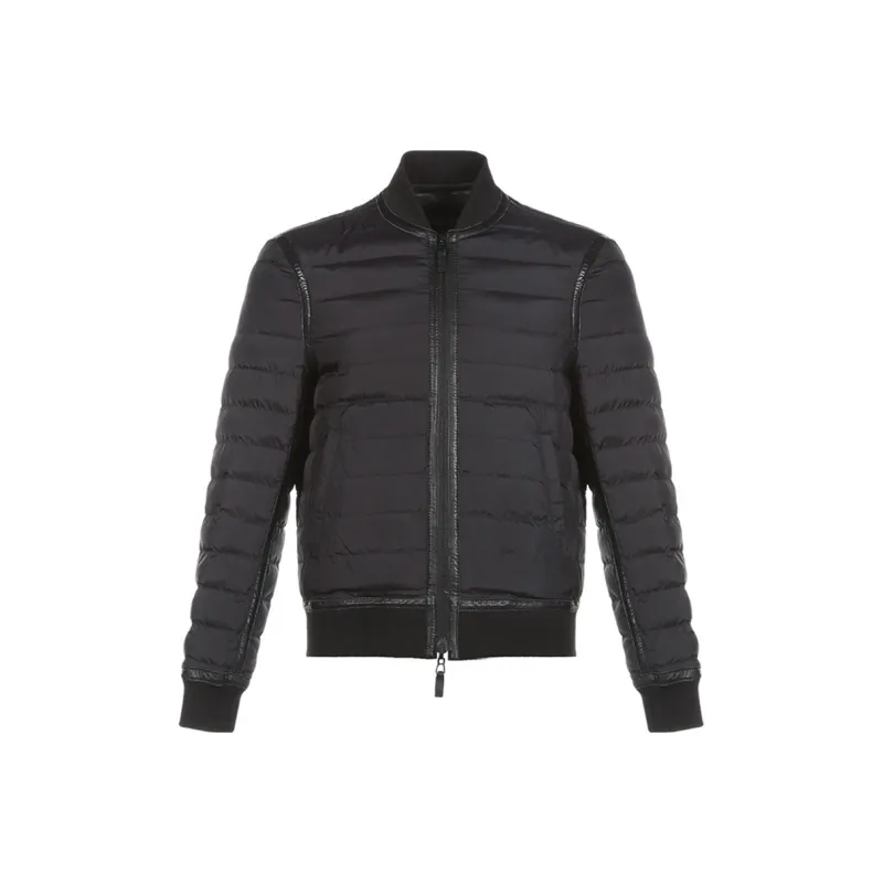 EMPORIO ARMANI Leather Jacket Men's Black-2