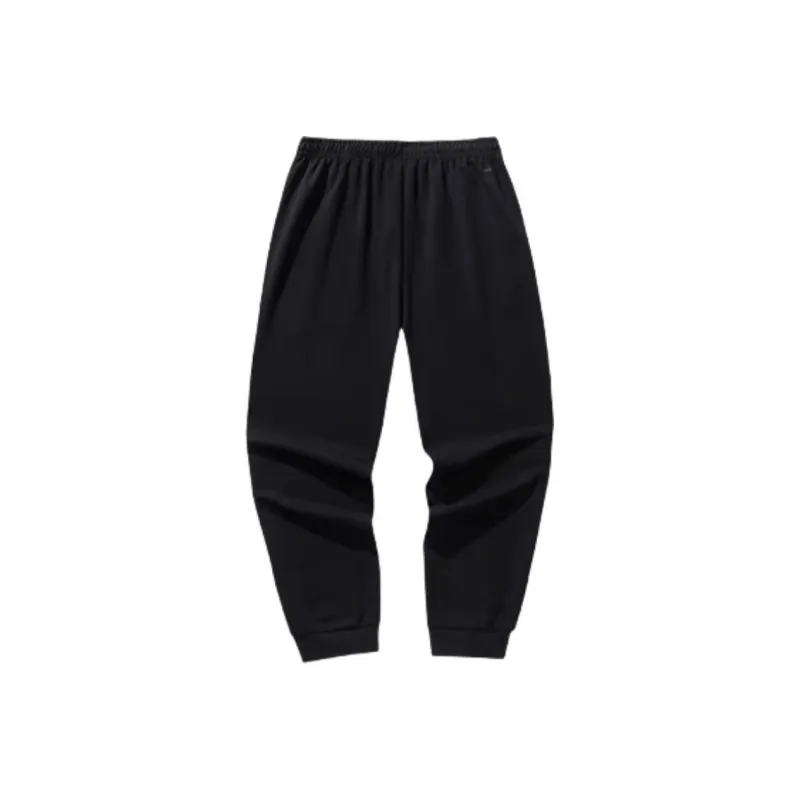 Anta Knitted Sweatpants Men's Basic Black-1