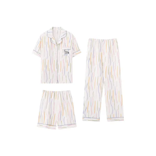 WANANNI Pajama Set Women's White