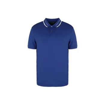 EMPORIO ARMANI Polo Shirts Men Royal Blue
