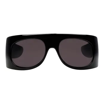 GUCCI Mask Shaped Frame Sunglasses Black 769796 J1691 1012