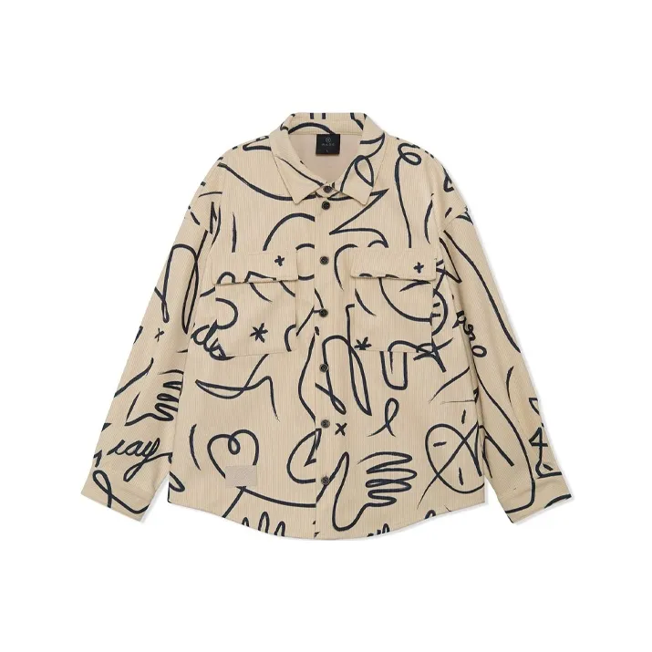 LINING Shirts Men Khaki-0