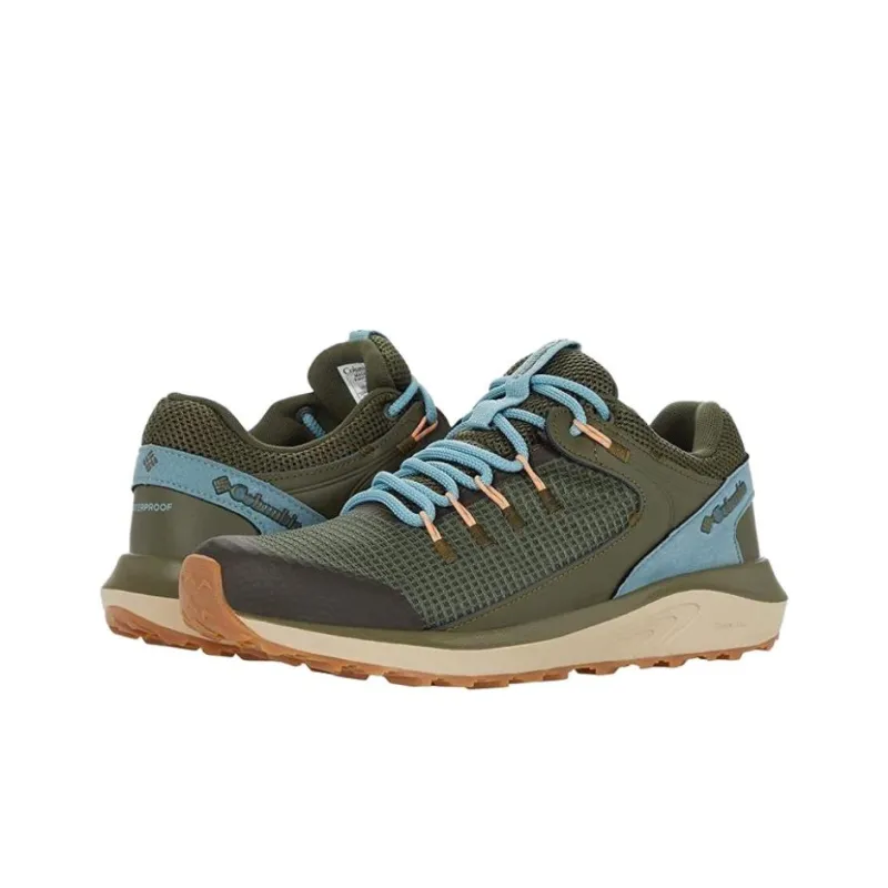 Columbia Trailstorm Anti Slip Wear Resistant Low Top Hiking Shoes Women's Khaki-2