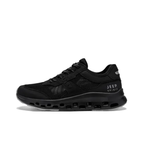 JEEP SPIRIT Running Shoes Men Low Top Graphite Black