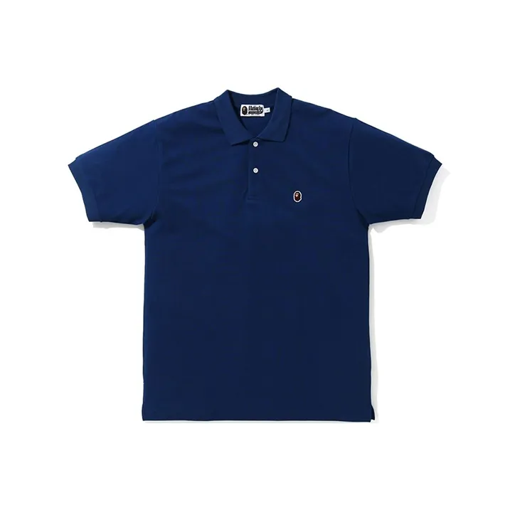 Bape Silicon Ape Head One Point Polo-2