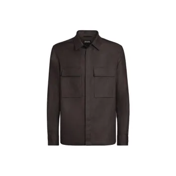 Ermenegildo Zegna Linen Shirt Jacket