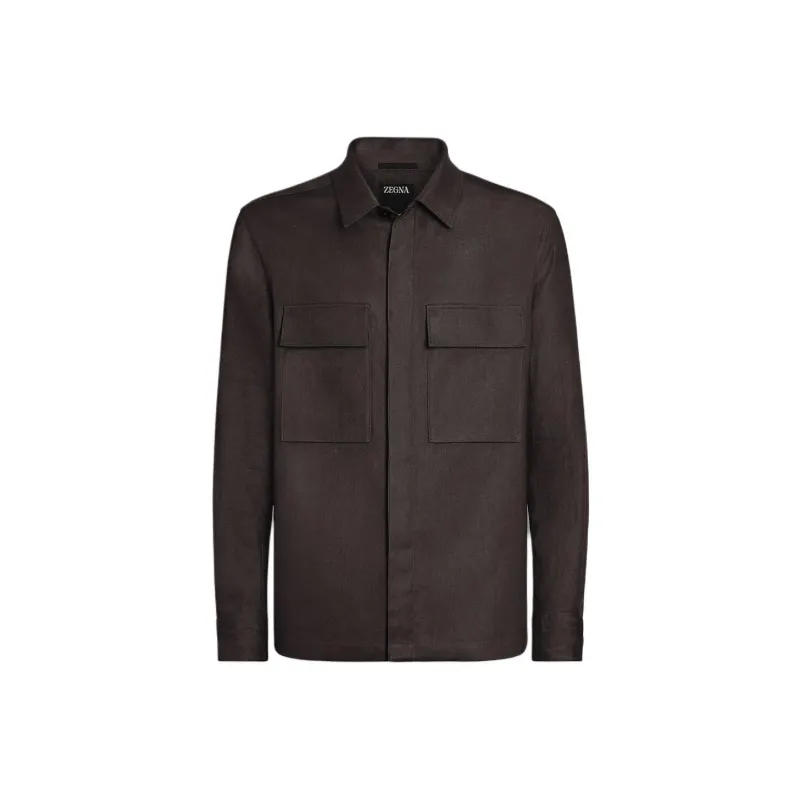 Zegna Linen Shirt Jacket-0