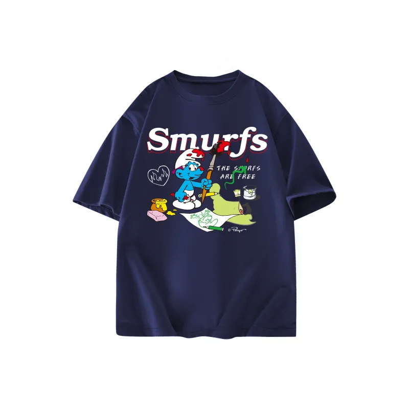 The Smurfs T Shirts Unisex-18