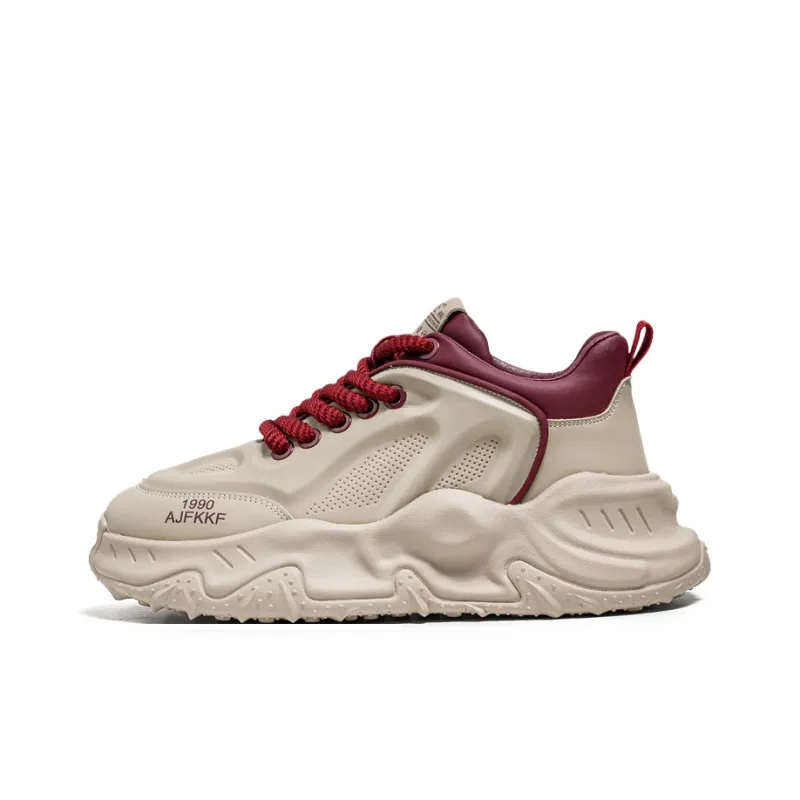 Budding Bear Anti-Slip And Wear-Resistant Lightweight Height Increasing Coverage Low-Top Chunky Sneakers Men's-14