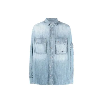 BALMAIN Shirts Men Blue