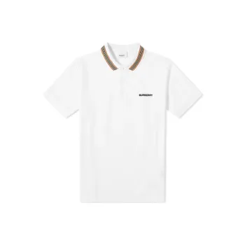 Burberry Polo Shirt Men's White