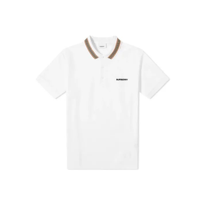 Burberry Polo Shirt Men's White-0
