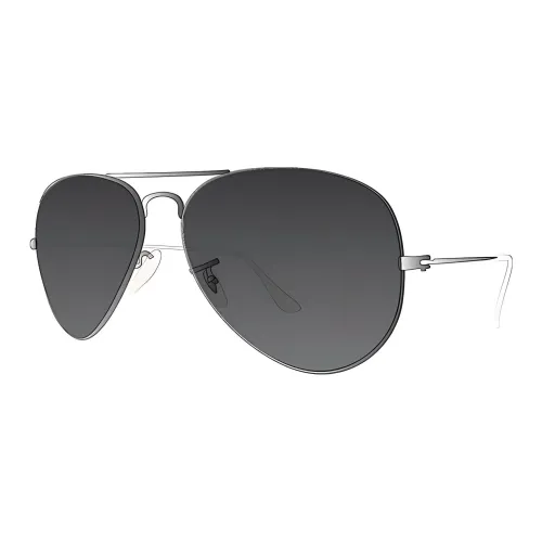 Vans Polycarbonate Aviator Sunglasses Men's Gray