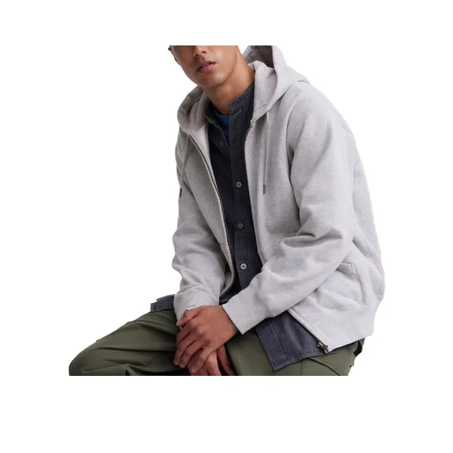 UNIQLO Sweatshirt Unisex Sky Gray-0