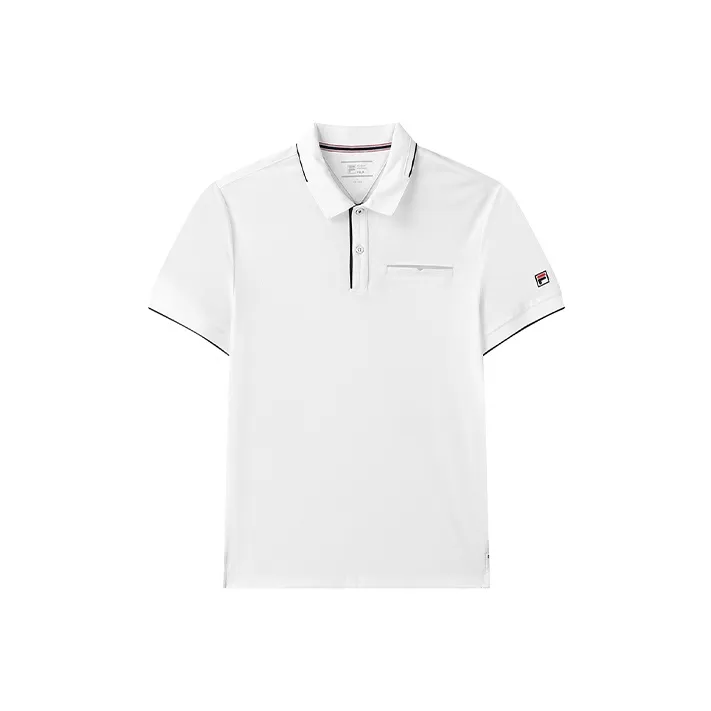 FILA Polo Shirt Men's Standard White-0