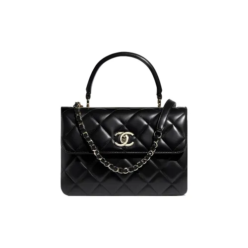 chanel short Trendy Cc Sheepskin Shoulder Bag Crossbody Bag Handbags Women's Black
