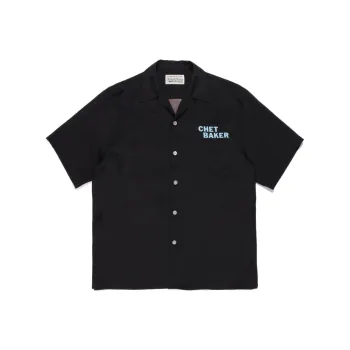 WACKO MARIA WACKO MARIA X Chet Baker Collaboration Series Shirts Unisex Black