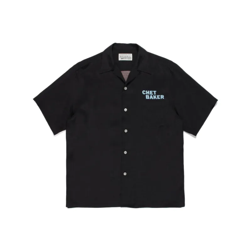 WACKO MARIA WACKO MARIA X Chet Baker Collaboration Series Shirts Unisex Black-0