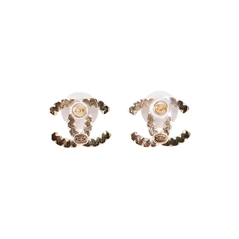CHANEL Stud Earrings Women's-1