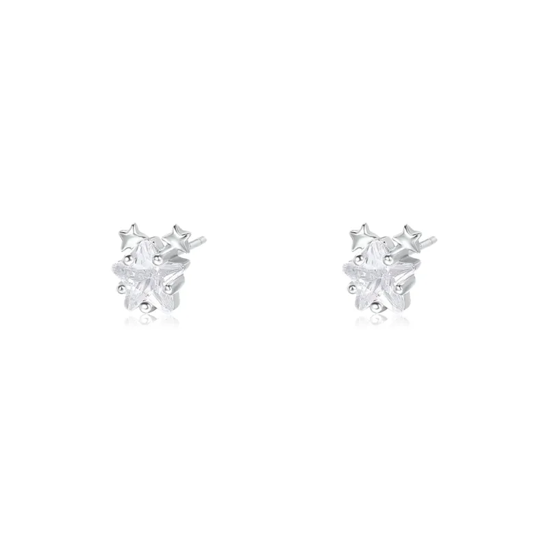 GIFU S999 Fine Silver Stud Earrings Women's-0