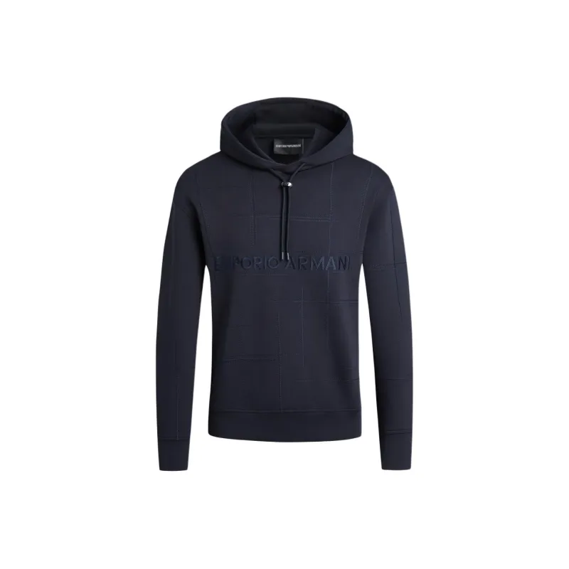 EMPORIO ARMANI SS24 Sweatshirt Men's Navy Blue-0
