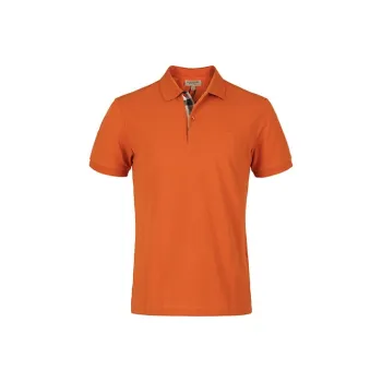 Burberry Polo Shirts Men Orange
