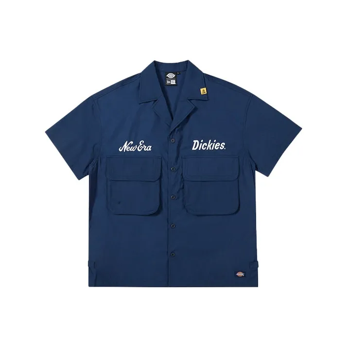 Dickies X New Era Shirts Unisex Navy Blue-0