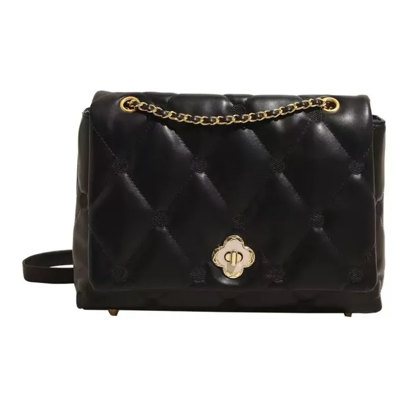 TTaG．baG PU Shoulder Bag Regular Women's Black/Coffee/Pink/White-0