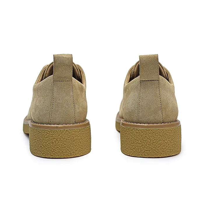 ESTEE GEEA Slip Resistant, Abrasion Resistant, Coverage, Support, Height Increasing Low Top Casual Shoes Unisex Brown-3