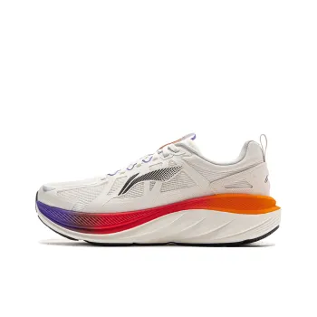 LINING Leisurely Running Shoes Men Low Top Mist White