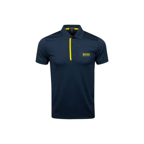 HUGO BOSS Polo Shirt Men's Dark Blue