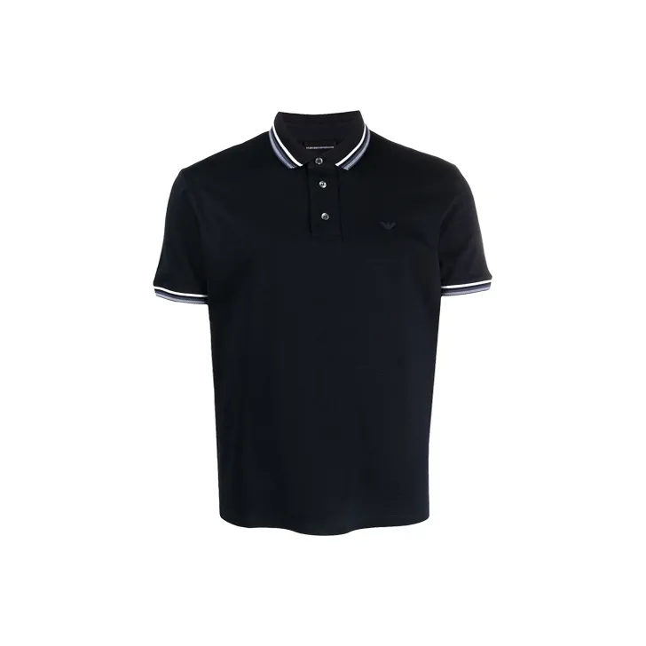 EMPORIO ARMANI Polo Shirt Men's Navy Blue-0