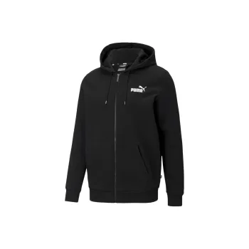 PUMA Sudadera Con Capucha Y Logotipo Essentials Con Cremallera Completa Para Hombre