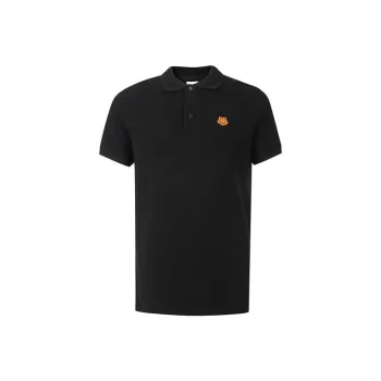 KENZO Classic Tiger Head Polo Shirt Men's Black