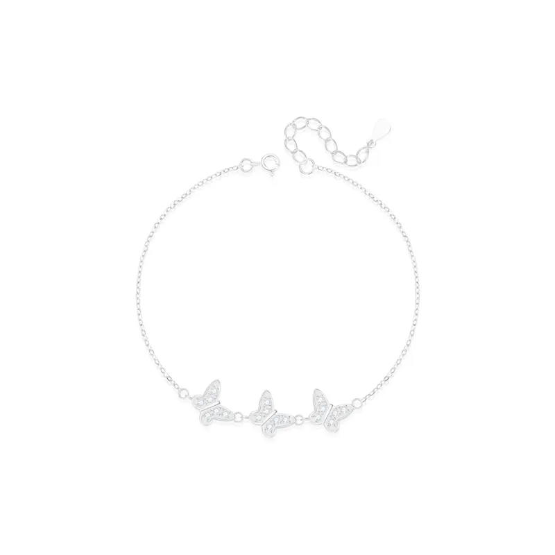 PRETTY DIARY S999 Fine Silver Bracelets Women's-0