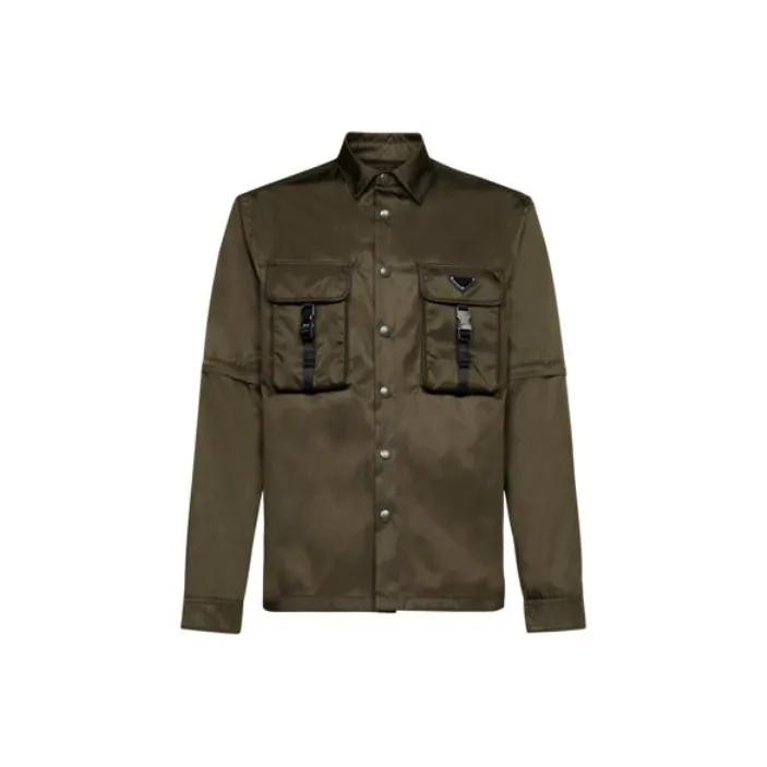PRADA Shirts Men Brown-0