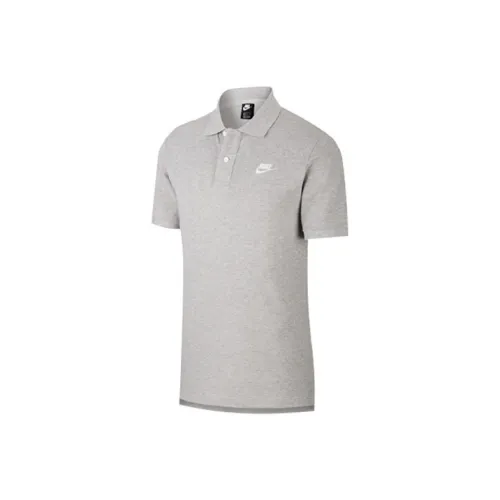 Nike Polo Shirts Men Gray